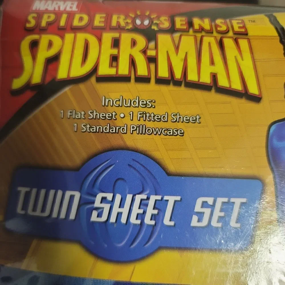 Spiderman twin sheet set